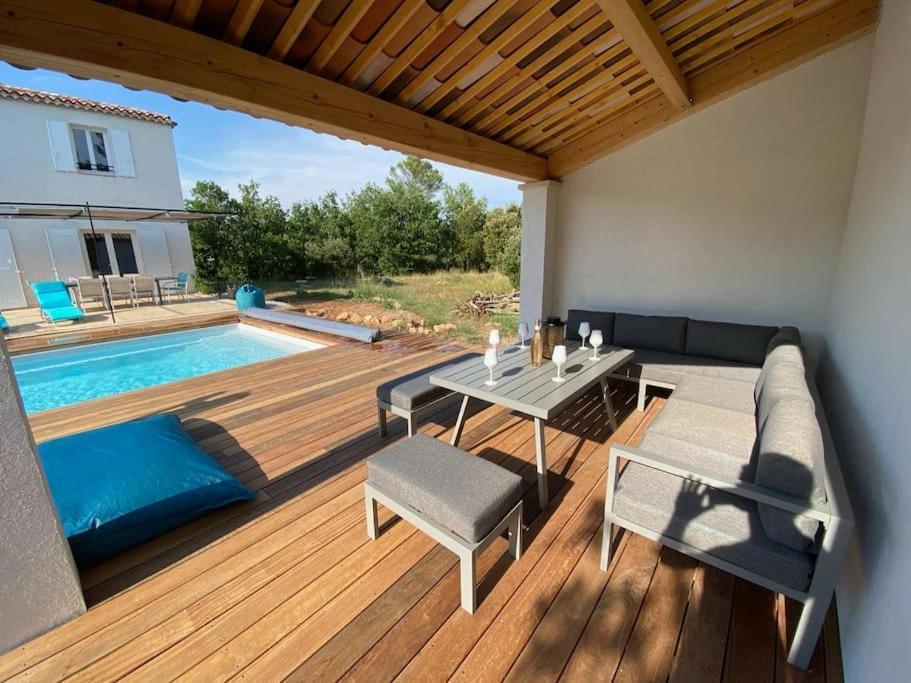 Villa Piscine - Gorges Du Verdon, Lac De Sainte-Croix Регюсс Екстер'єр фото